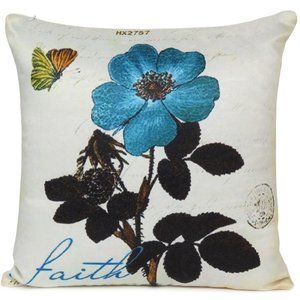 Oussum Digital Flower Print Cushion Pillow Cover Throw Pillow Case Decoration